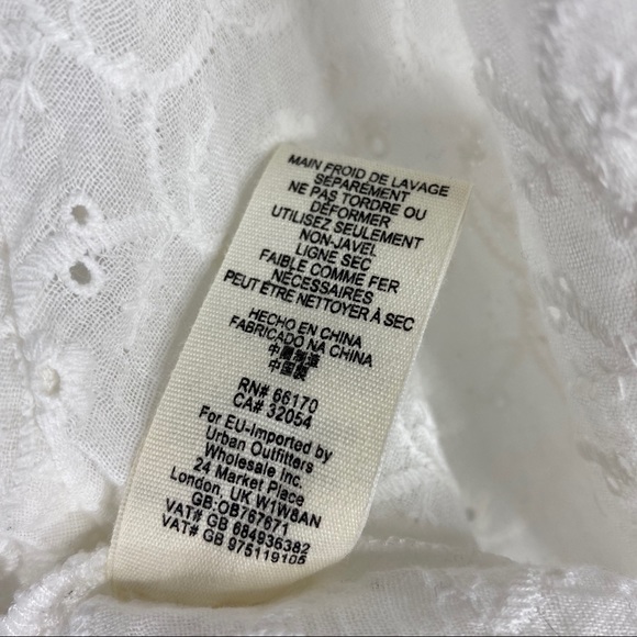 Free People Top Down From The Clouds Eyelet Blouse - Picture 7 of 7